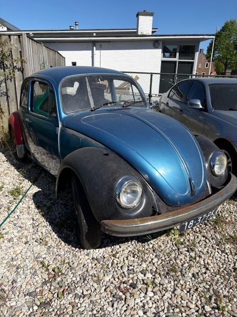 Volkswagen Kever 1200 Gedeeltelijk gerestaureerd.Or.Hollands, Metallic lak, Origineel Nederlands, Bedrijf, Handgeschakeld
