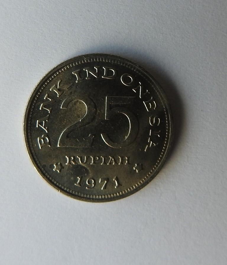 Munt Indonesië  25 Rupiah  1971, Verzenden, Zuidoost-Azië, Losse munt