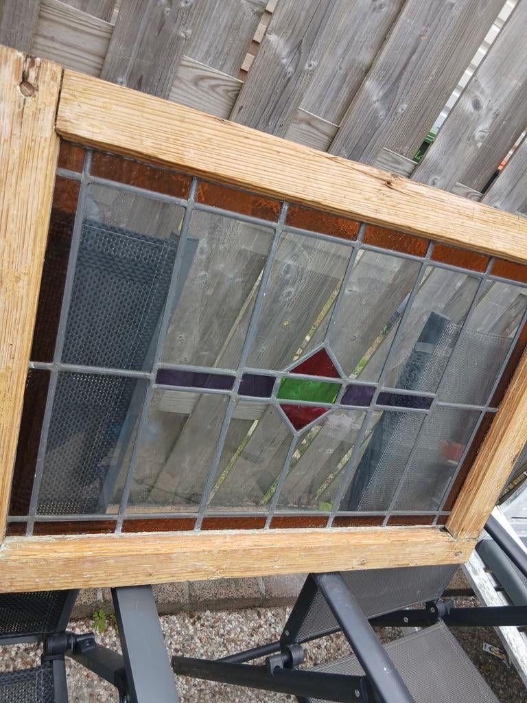 Glas in lood, Ophalen, Gebruikt, Minder dan 80 cm, Glas in lood