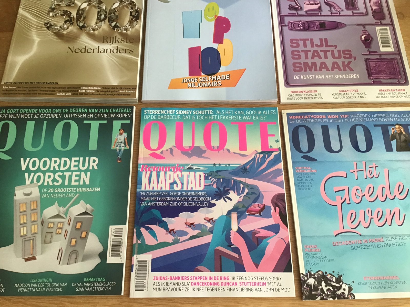Quote Magazine Collectie: Special 2026, 500 Editie 2025 en m, Ophalen of Verzenden, Gelezen, Overige typen