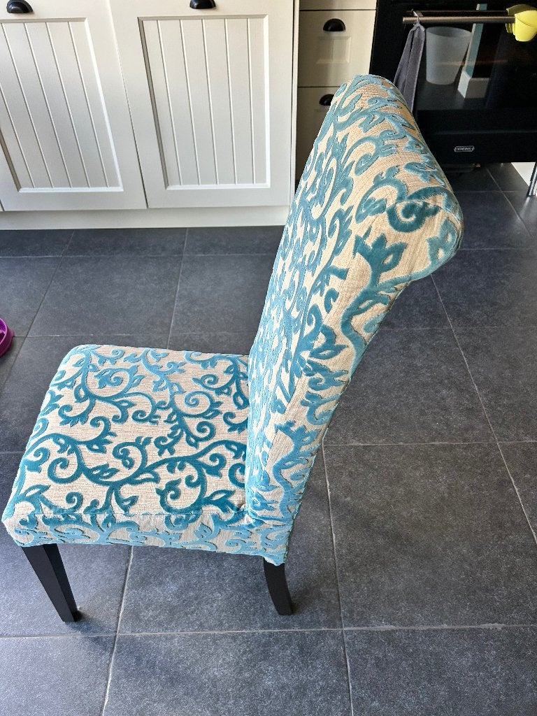Eetkamer stoelen 4x, Huis en Inrichting, Stoelen, Ophalen, Overige kleuren, Zo goed als nieuw, Vier