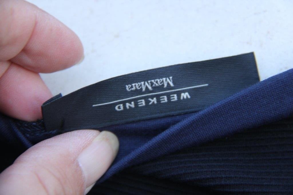 Jurk zwart/ blauw Max Mara mt S Vaste prijs, Kleding | Dames, Jurken, Zwart, Max Mara, Ophalen of Verzenden, Zo goed als nieuw