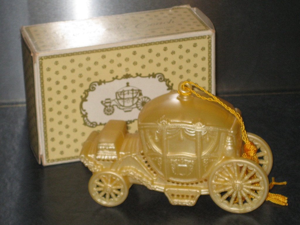 Avon Pomander Cinderella Coach / Box, Ophalen, Nieuw, Miniatuur
