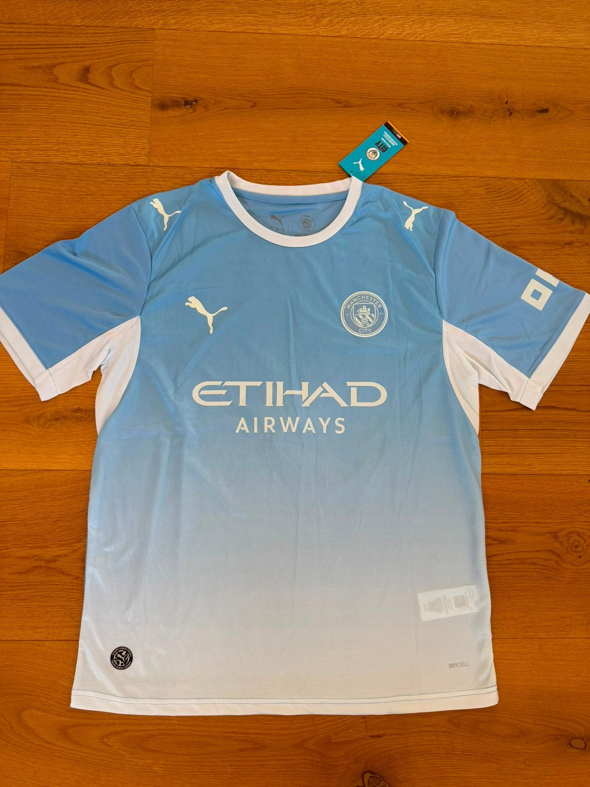 Nieuw Manchester City voetbalshirt 26/27 Haaland Maat L, Maat 52/54 (L), Blauw, Nieuw, Ophalen of Verzenden