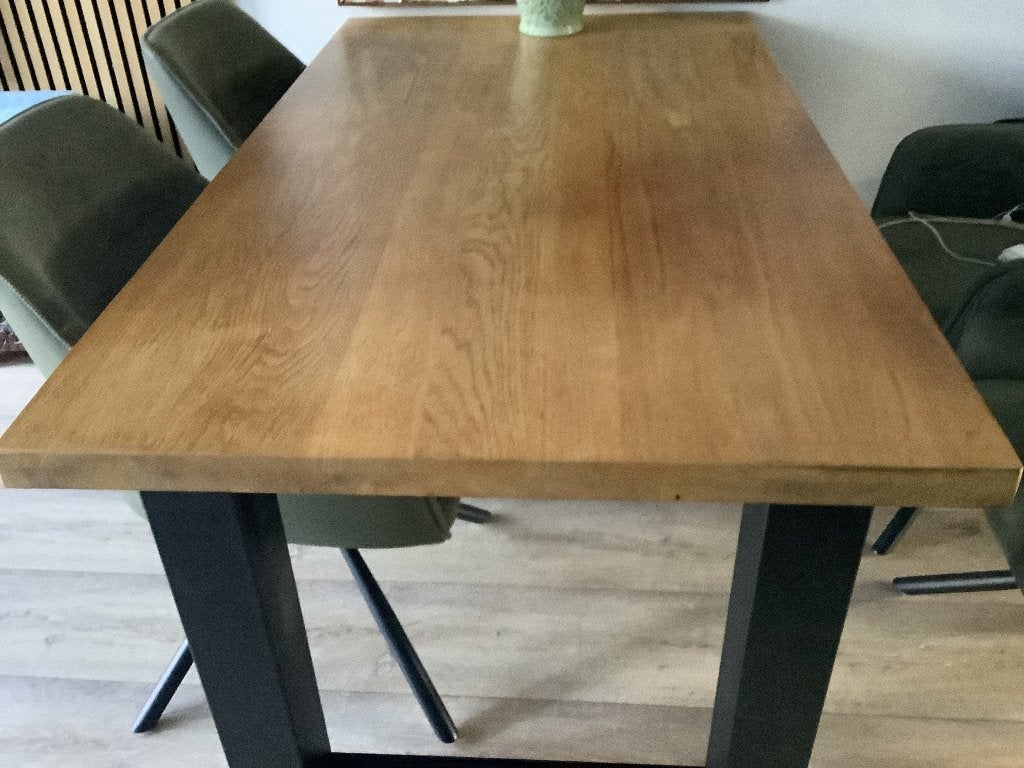 Tafel, Ophalen, Eikenhout, 50 tot 100 cm, Zo goed als nieuw