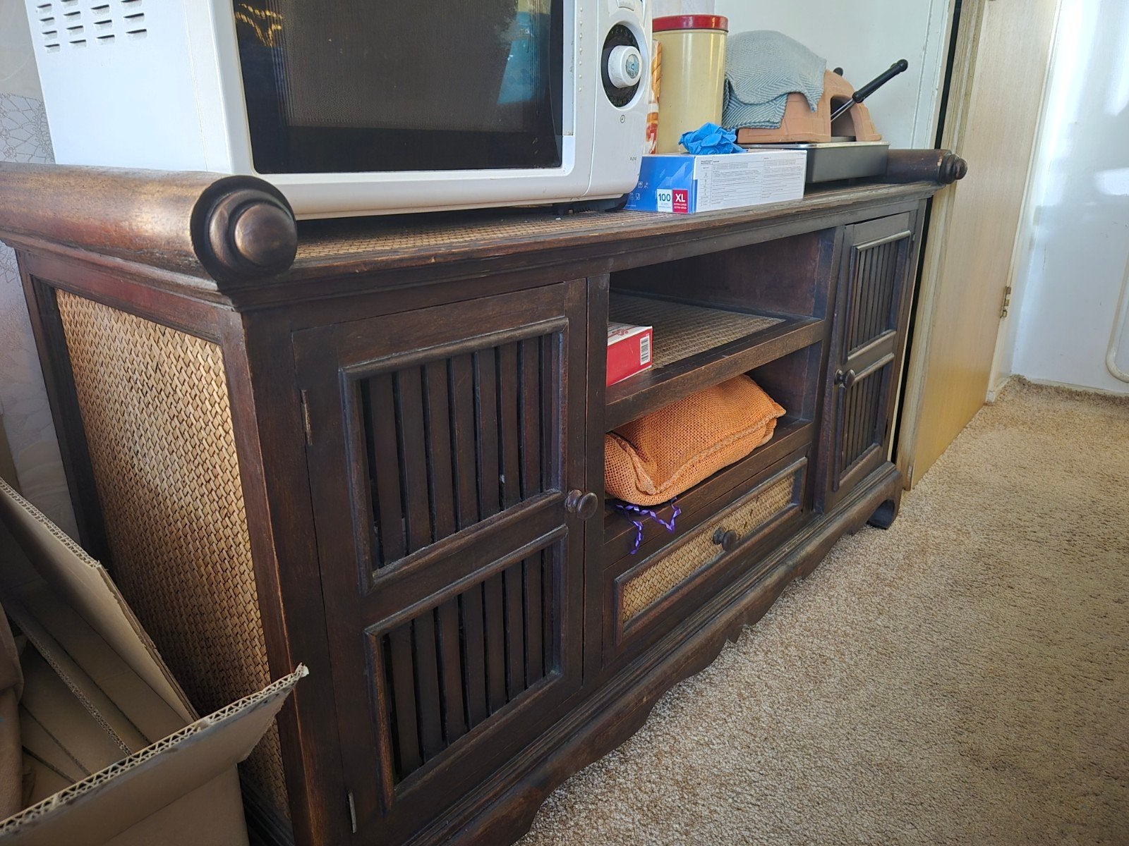 6 bamboe kasten in Thaise stijl, Ophalen, Gebruikt