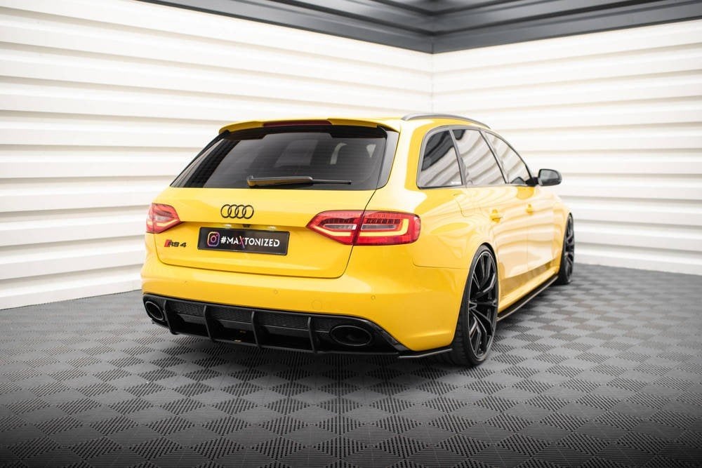 Race Voorlip splitter skirt diffuser - Audi RS4 B8 12-15, Ophalen of Verzenden