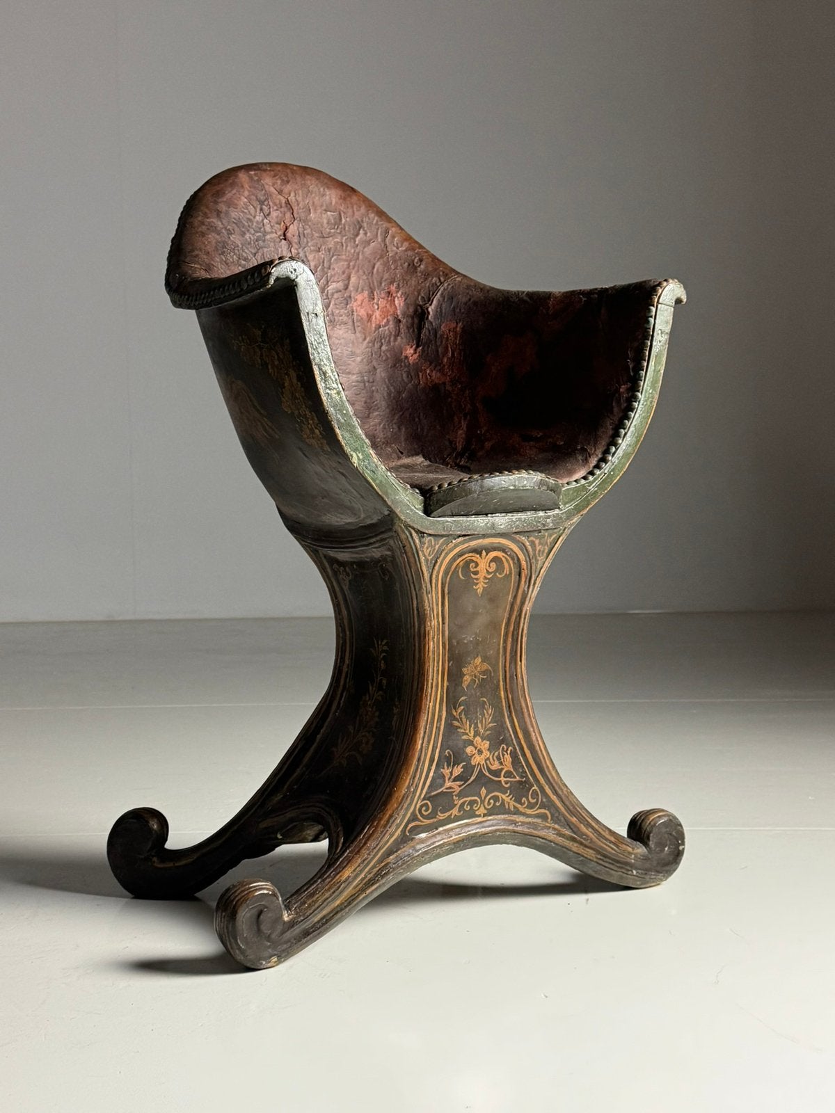 Venetiaanse Gondola chair 18e eeuw, Ophalen of Verzenden