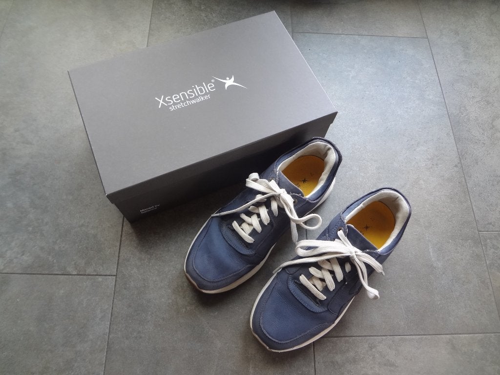 Xsensible heren schoenen / sneakers - maat 42, Blauw, Ophalen of Verzenden, Xsensible, Sneakers of Gympen