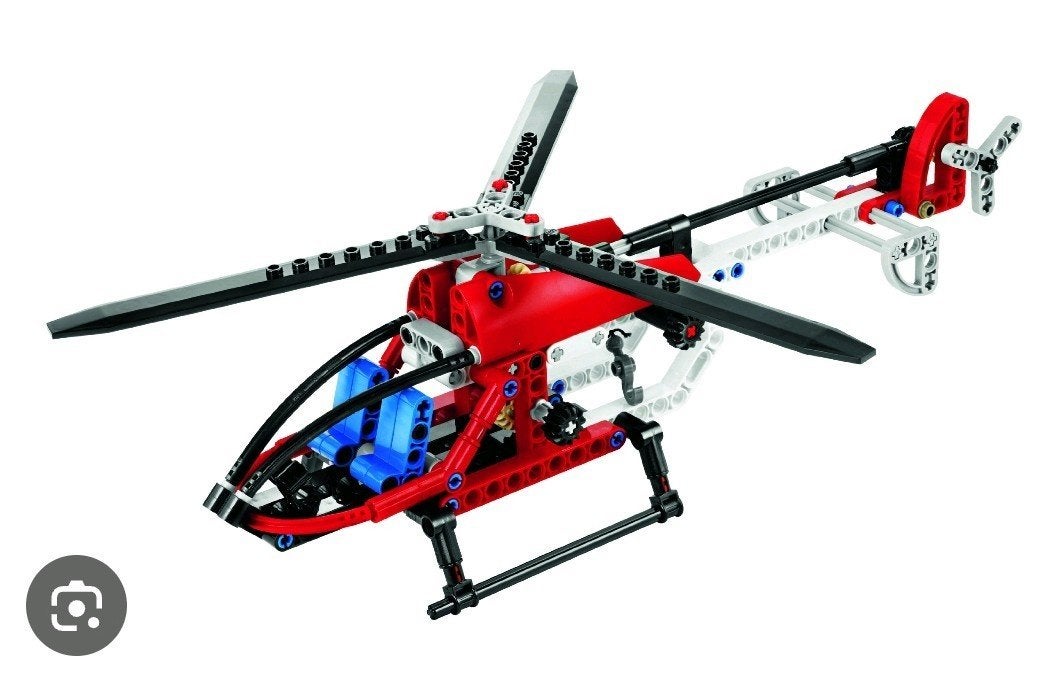 Lego Technic Helikopter 8046 met bouwinstructies, Gebruikt, Lego, Ophalen of Verzenden, Complete set