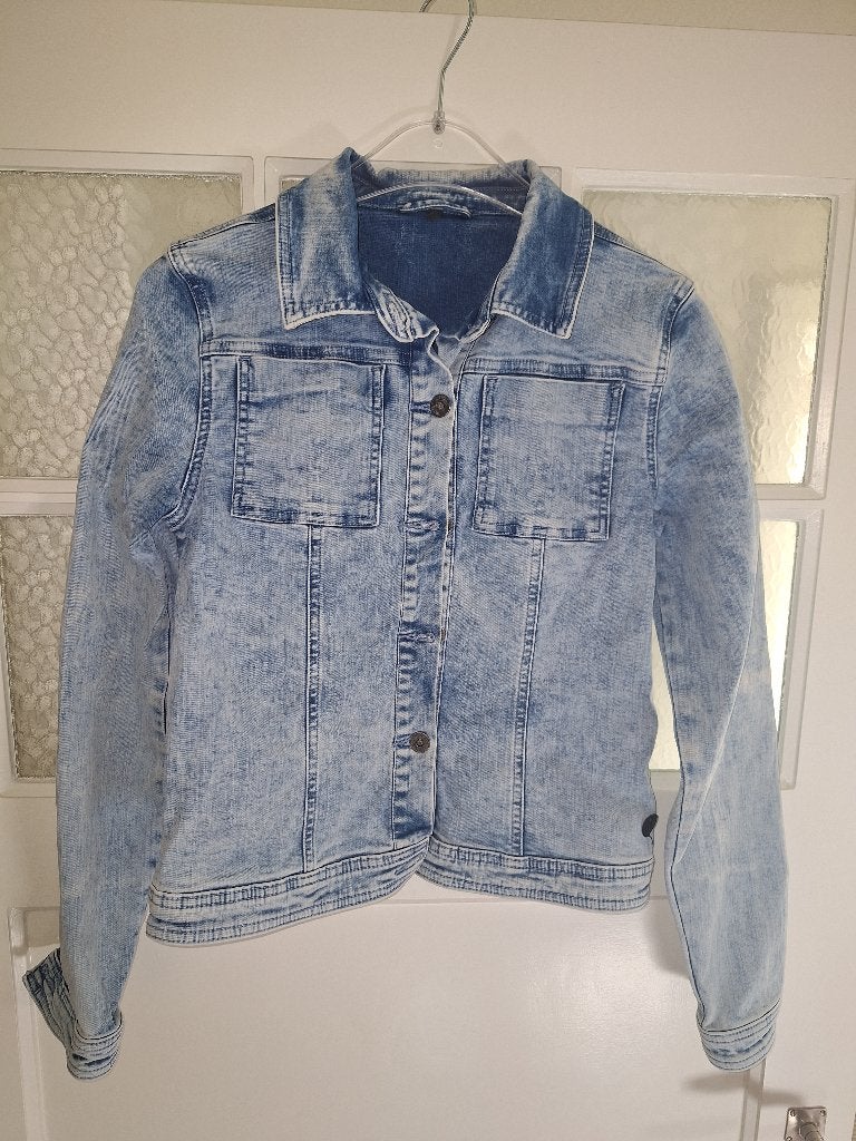 Stoere Levv spijkerjas 176, Ophalen of Verzenden, Gebruikt, Meisje, Jas