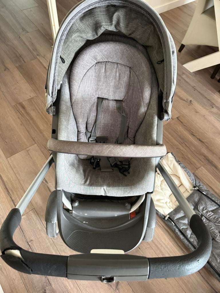 Stokke dubbel kinderwagen, Gebruikt, Duowagen, Ophalen, Kinderwagen