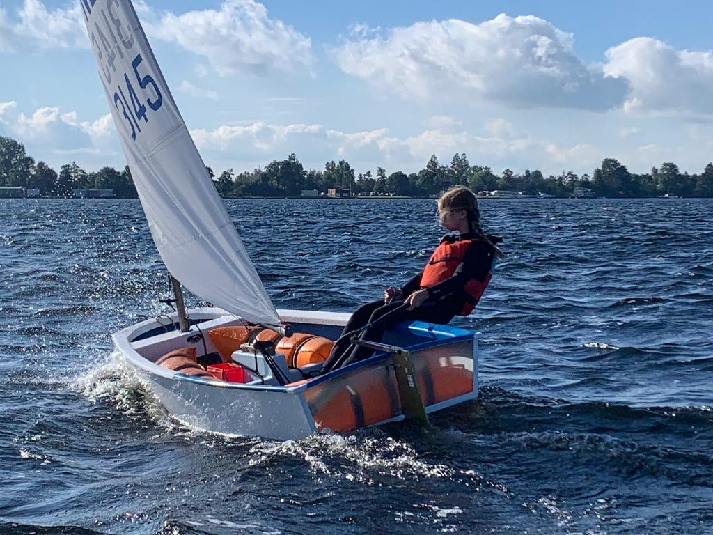 wedstrijd optimist Zoum - Carter NED 3145, Watersport en Boten, Ophalen, Gebruikt, Carter, Optimist