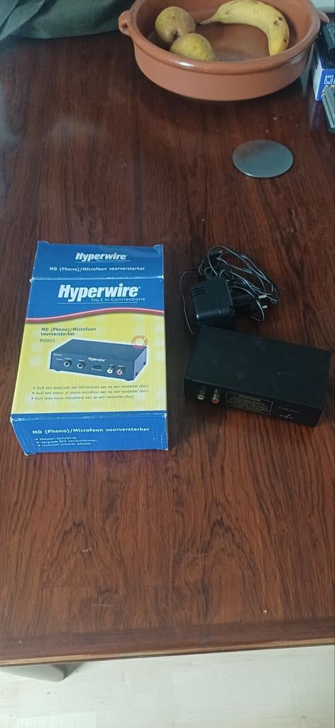 Hyperwire md001 phono/mikrofoon voorversterker, Ophalen of Verzenden, Overige merken