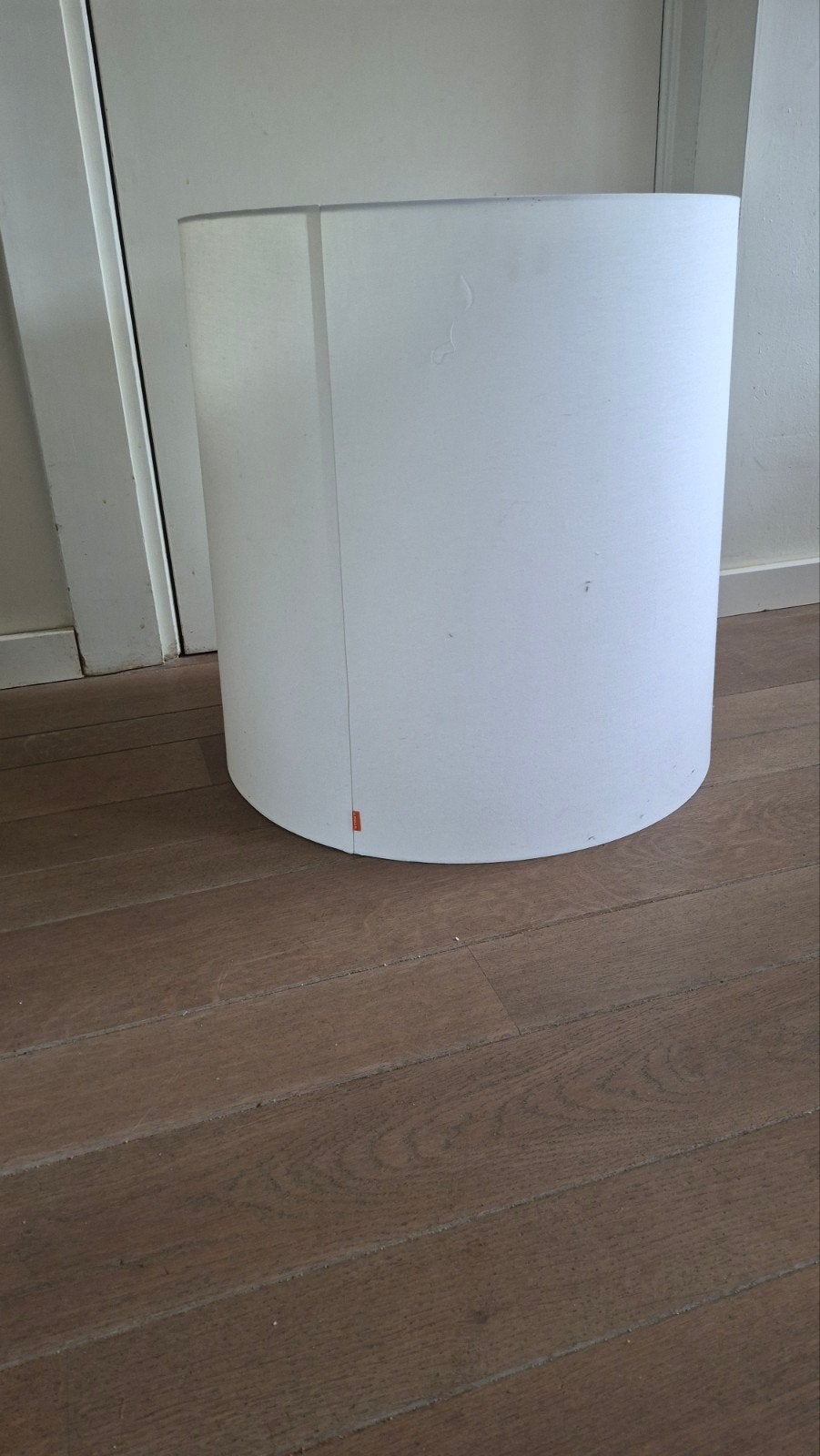 Stout lampenkap wit - diameter 51.5/55cm, hoogte 55cm, Huis en Inrichting, Ophalen, Gebruikt, Wit, Rond