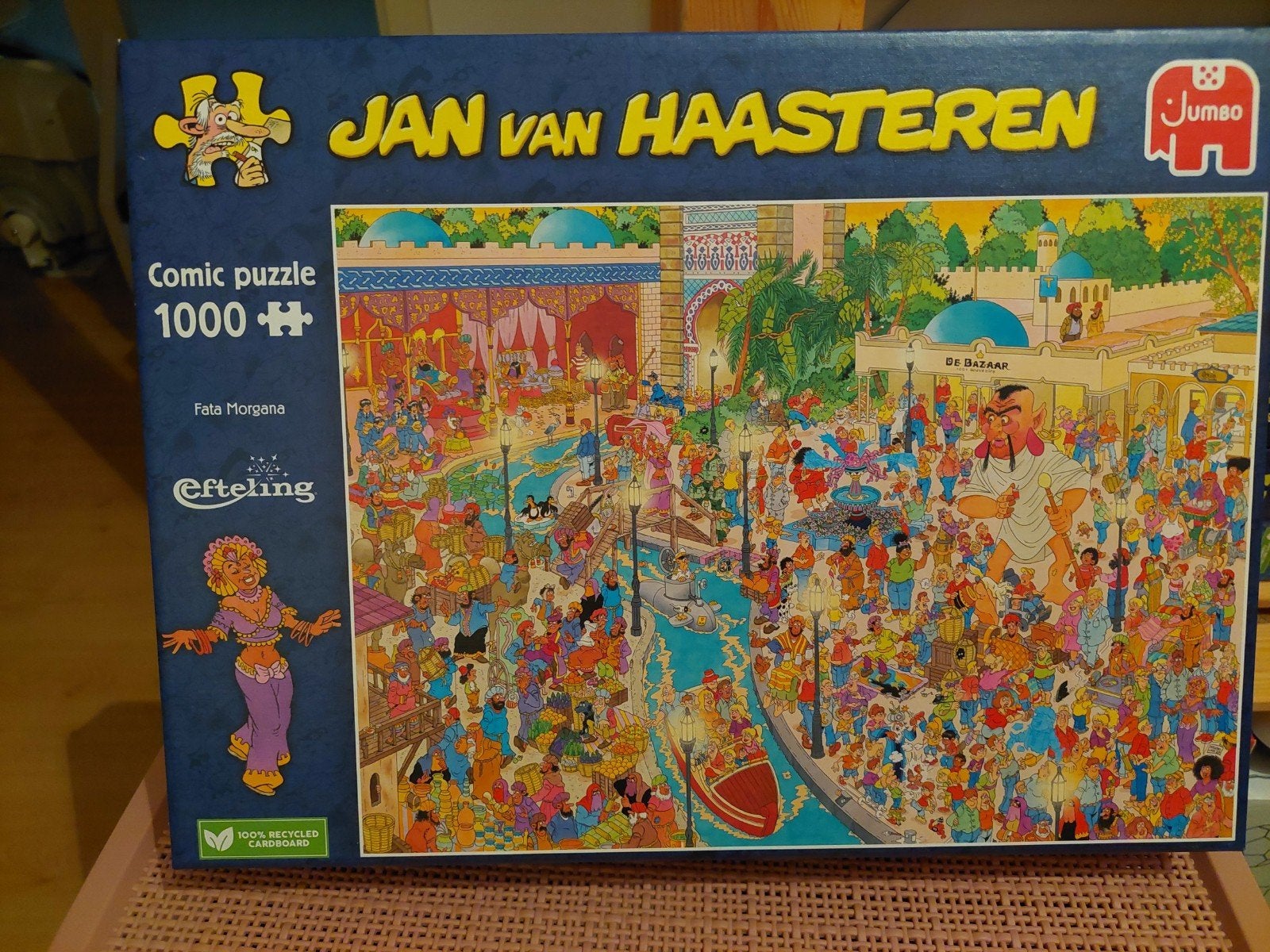 Jan van Haasteren Efteling Fata Morgana 1000 stukjes, Hobby en Vrije tijd, Denksport en Puzzels, Ophalen, 500 t/m 1500 stukjes