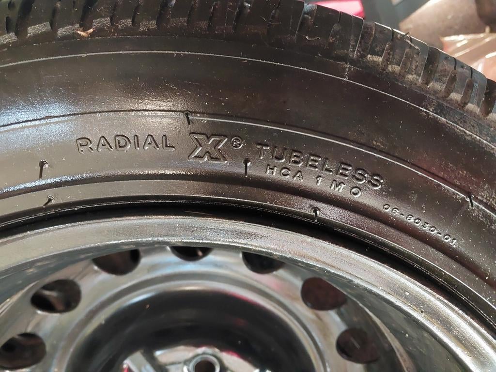 Radial tubeless X michelin, Ophalen