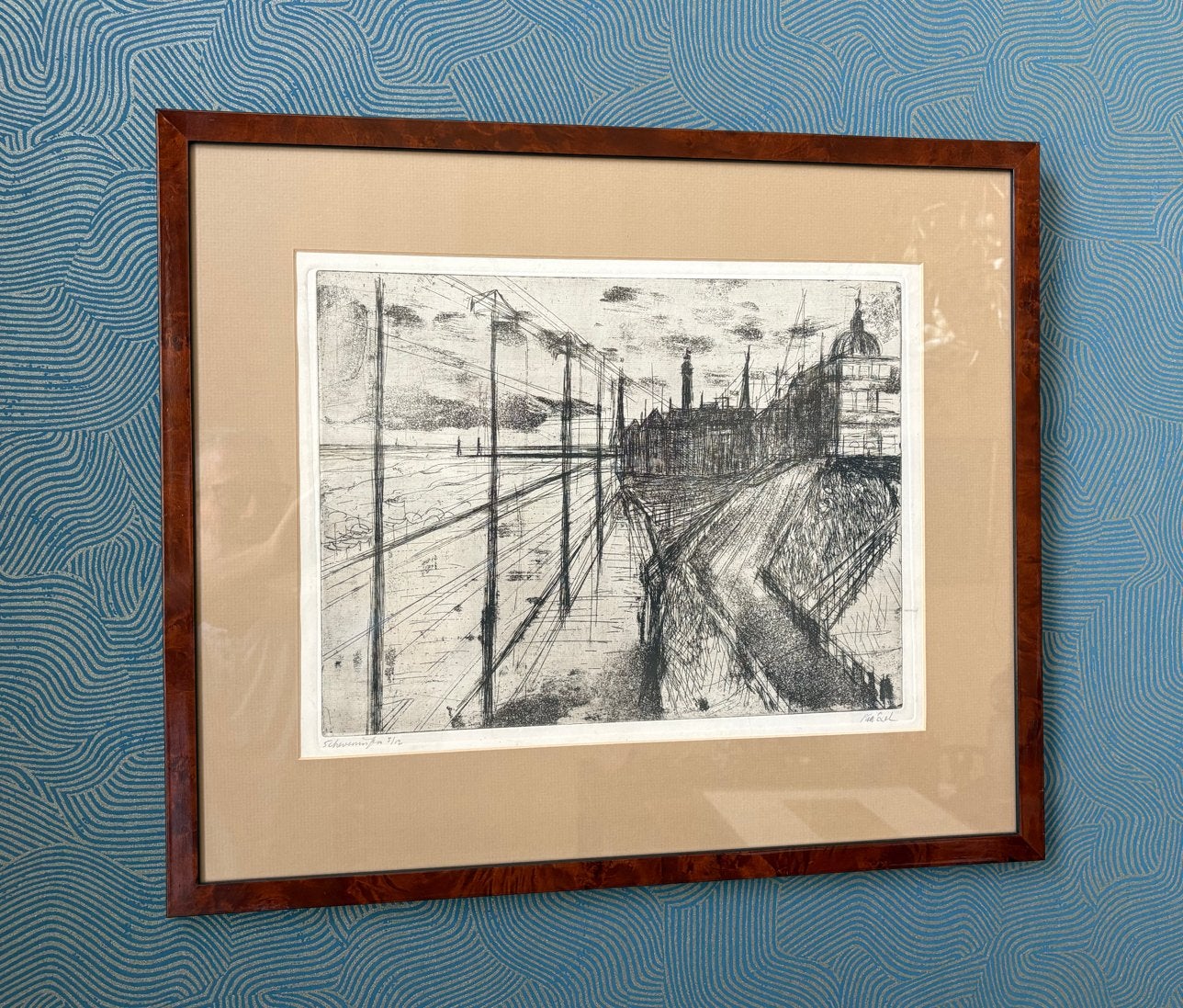 Ets van Scheveningen gemaakt door Ria Exel, Antiek en Kunst, Ophalen of Verzenden