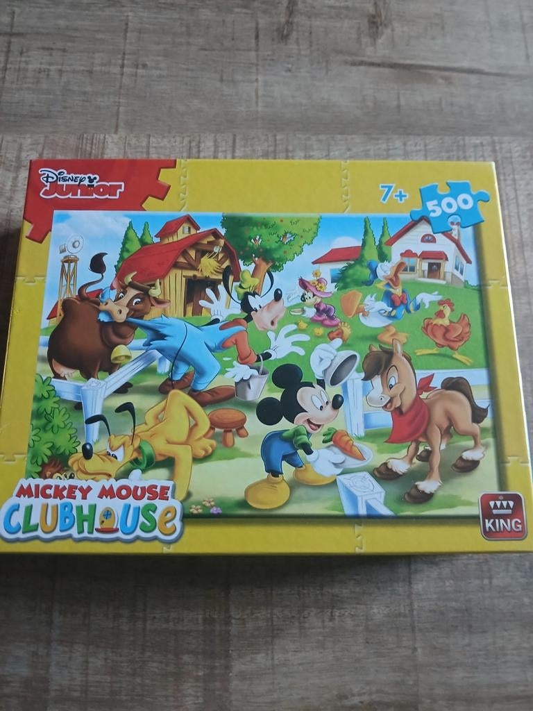 Disney Mickey Mouse Clubhouse puzzel 500 stukjes, Ophalen of Verzenden, Meer dan 50 stukjes, Gebruikt, 6 jaar of ouder