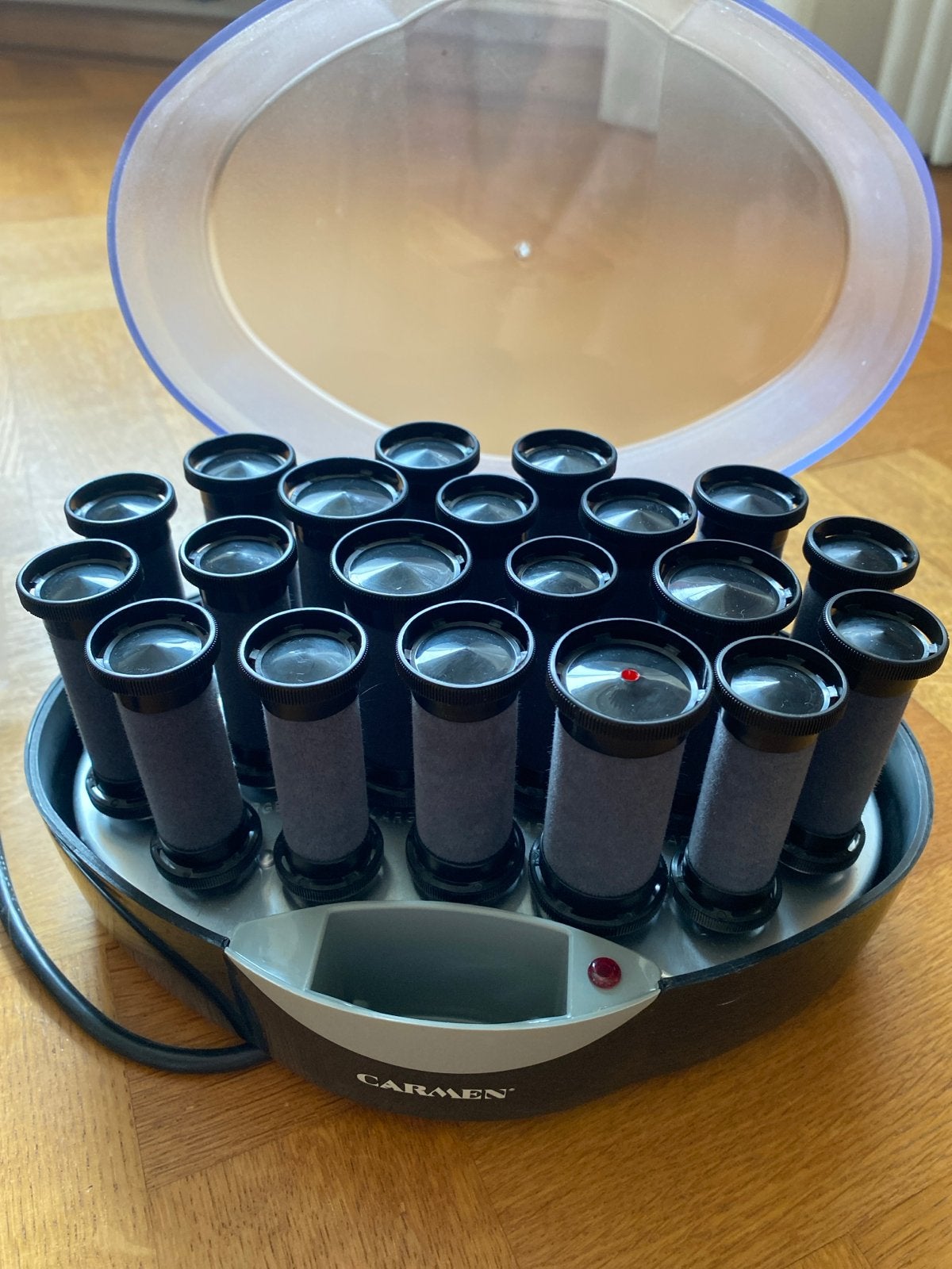 Carmen krulset met 20 rollers en clips, Ophalen of Verzenden, Gebruikt, Haarverzorging