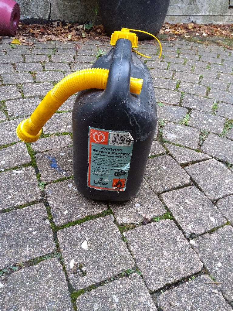 jerrycan 5l, Ophalen of Verzenden, Gebruikt
