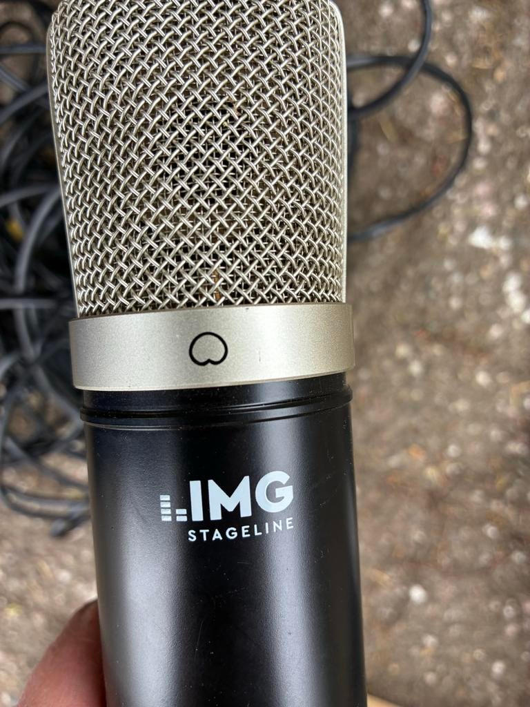 IMG Stageline ECMS-50USB Studiomicrofoon, Ophalen of Verzenden, Gebruikt, Studiomicrofoon