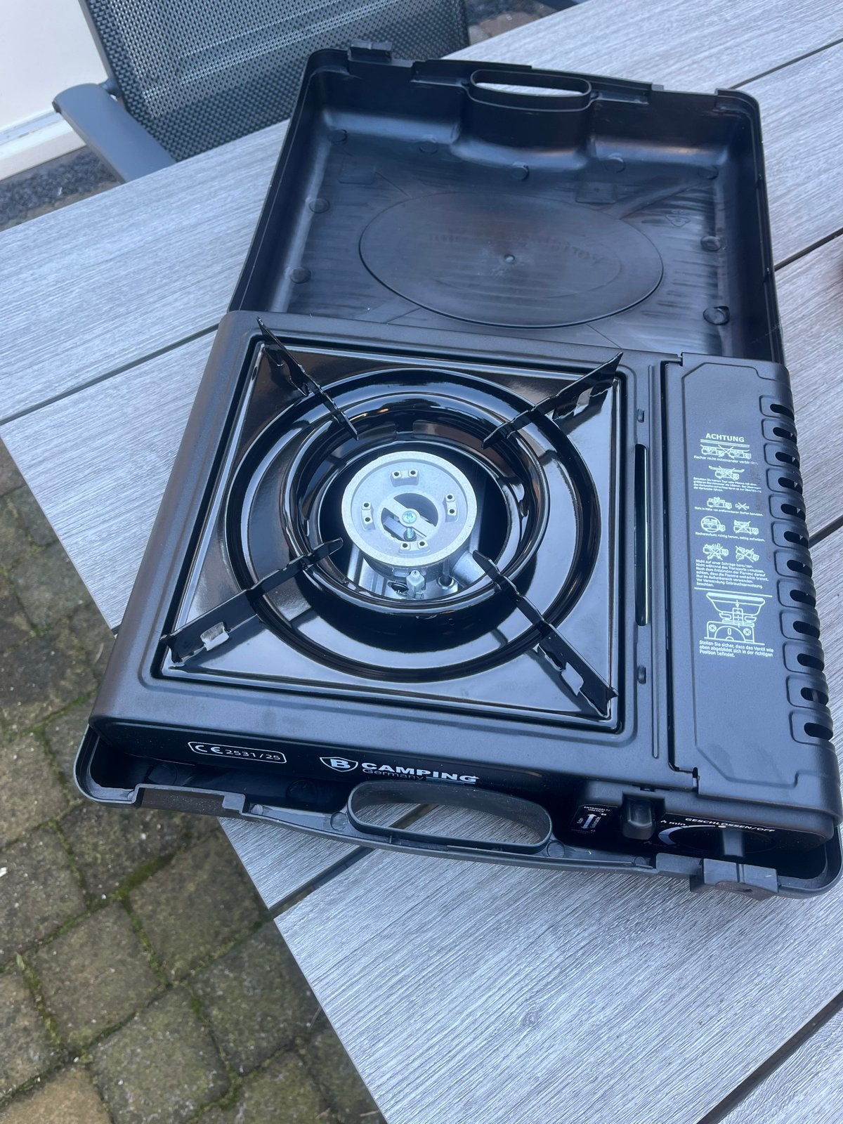 Draagbaar gas kookstel in nette staat, Ophalen of Verzenden, Zo goed als nieuw