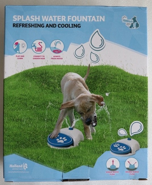 Holland Animal Care Splash water fountain fontein, Ophalen of Verzenden, Zo goed als nieuw, Waterspeelgoed