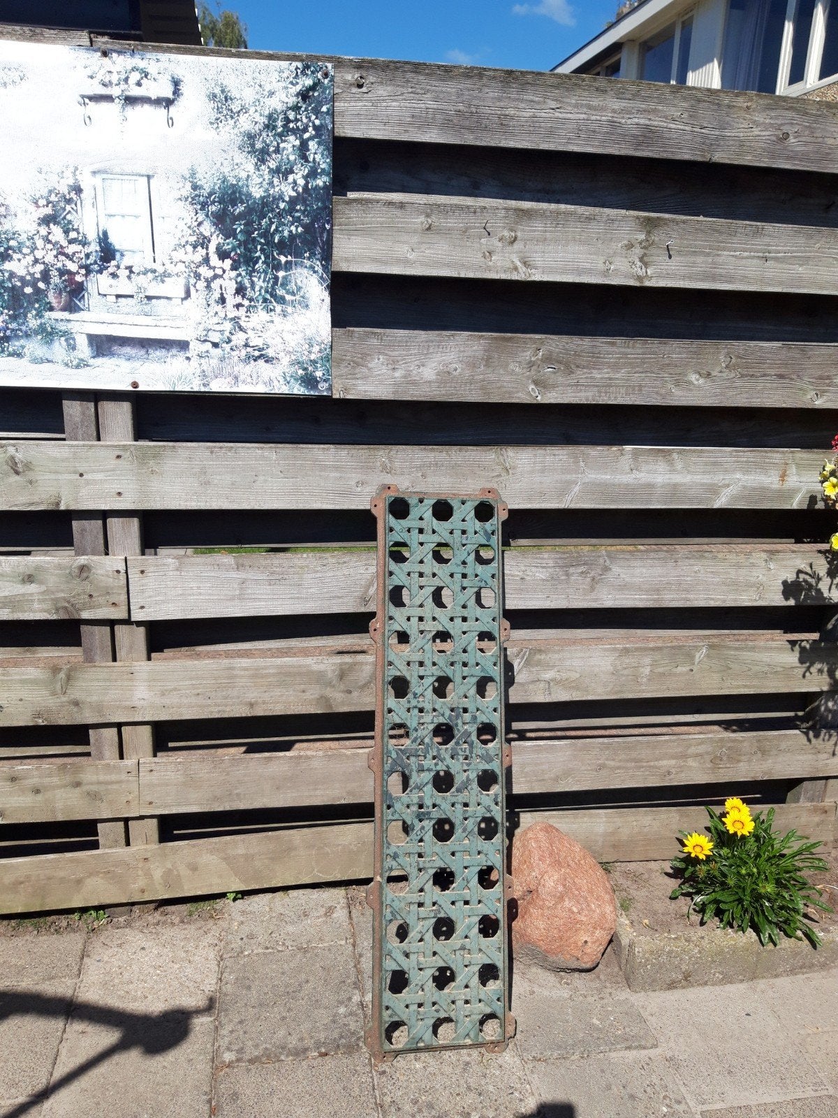 rug stuk tuinbank gietijzer, Ophalen, IJzer, Minder dan 3 meter