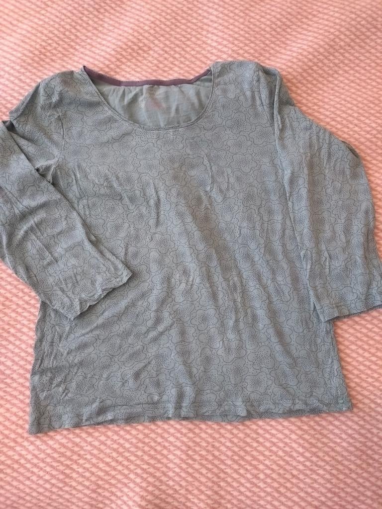 Gudrun Sjöden Lyocel shirt maat L, Maat 42/44 (L), Ophalen of Verzenden, Korte mouw, Gedragen