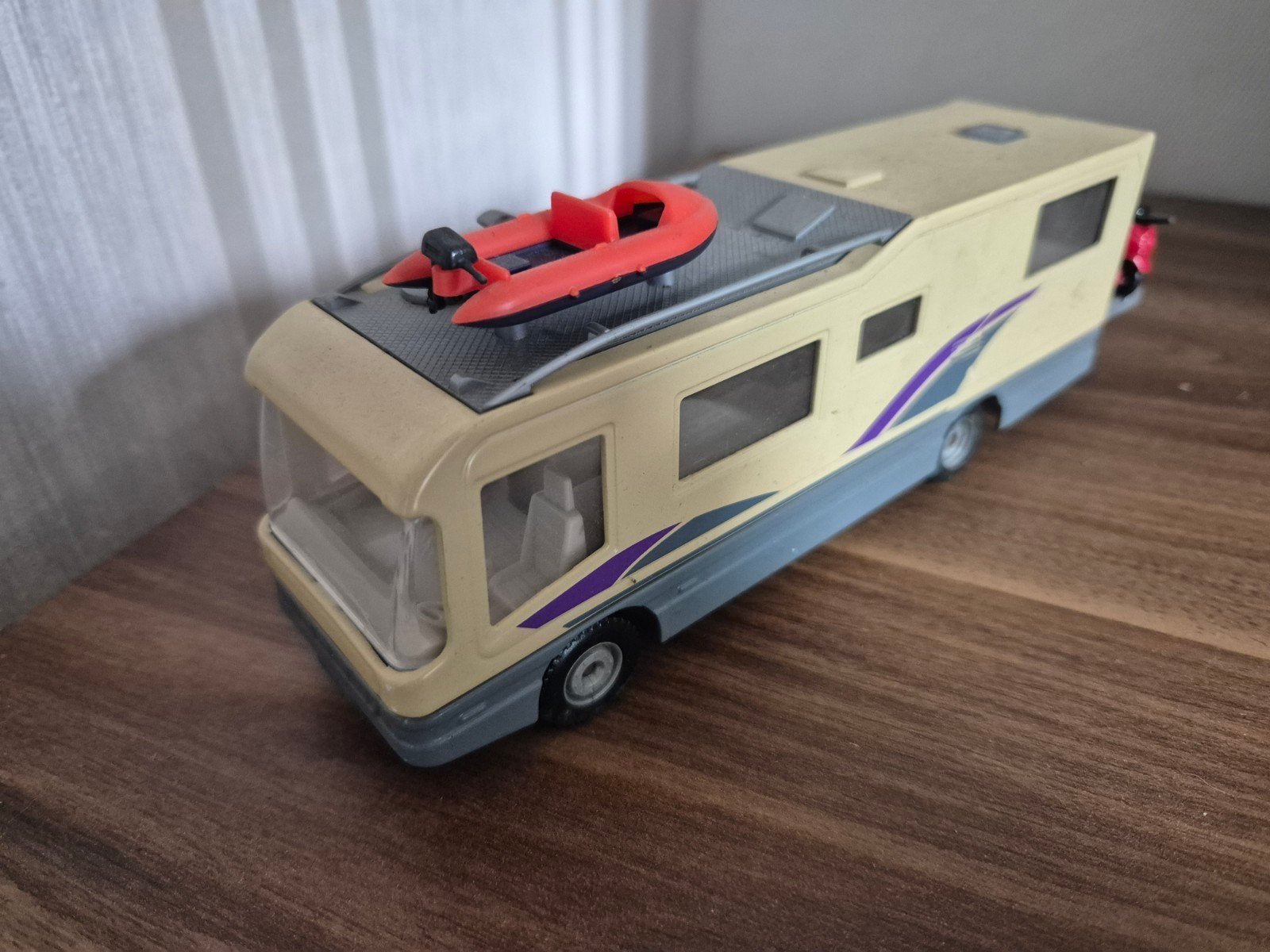 Siku camper met boot en scooter, Gebruikt, Ophalen, Overige merken, Groter dan 1:32