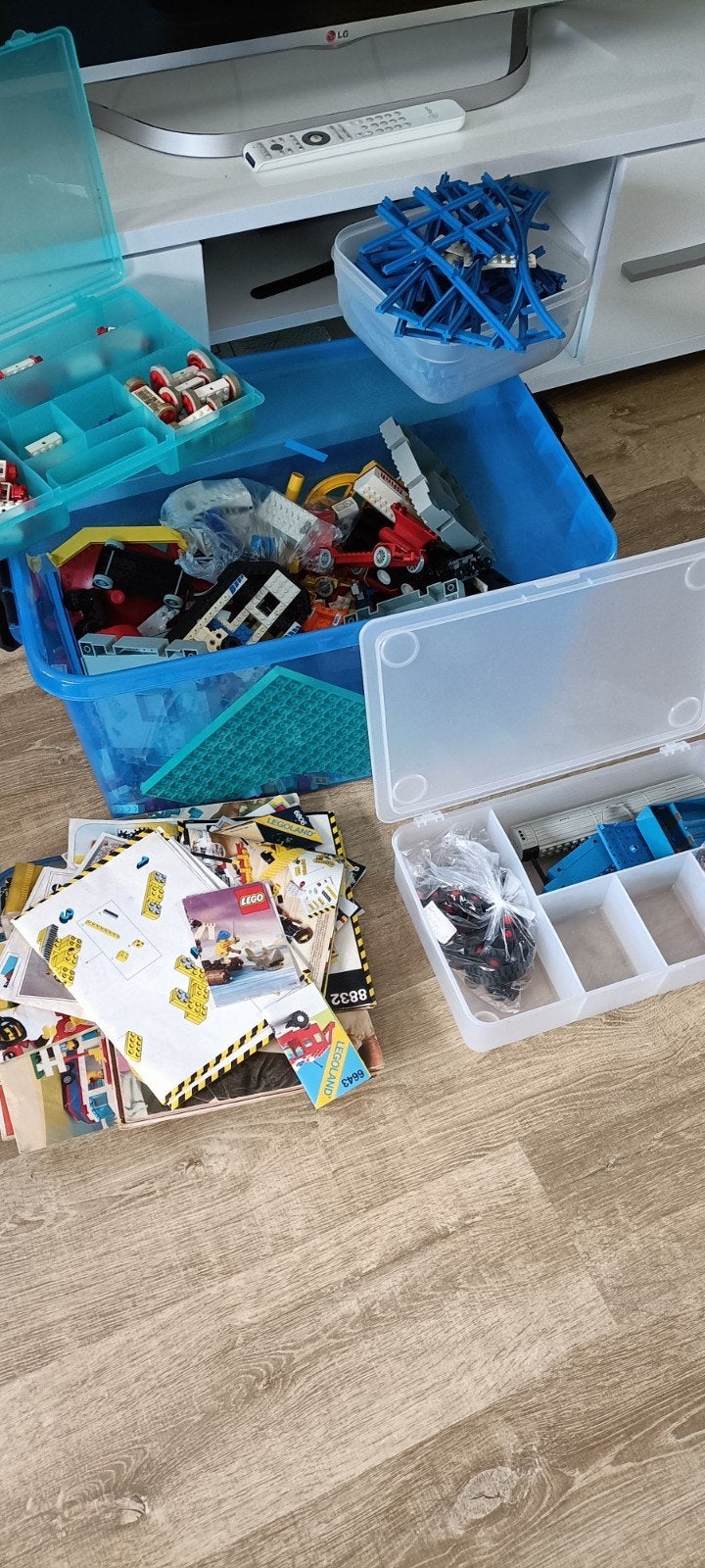 partij oud LEGO, Ophalen, Gebruikt