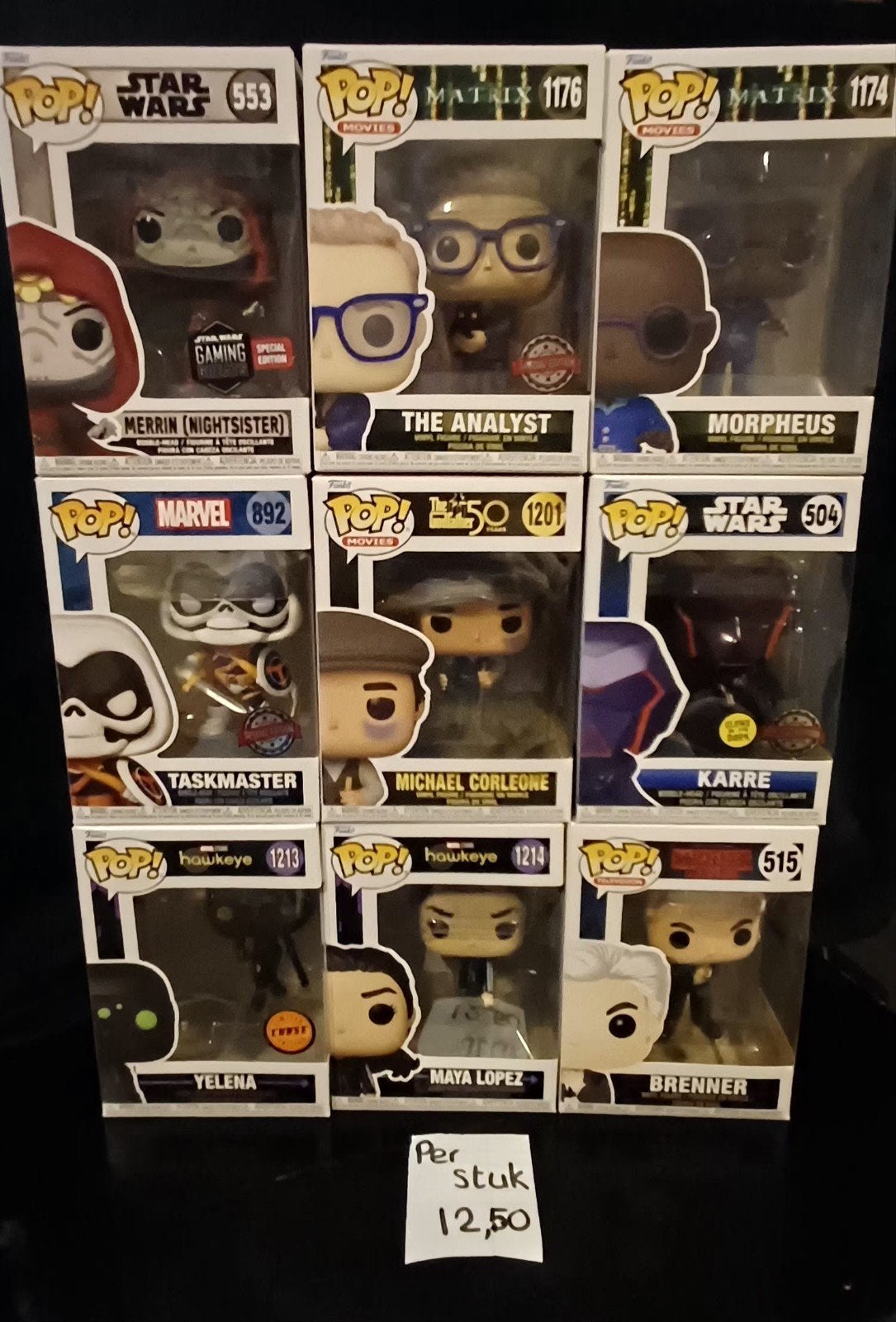 funko.s te koop, Ophalen, Zo goed als nieuw