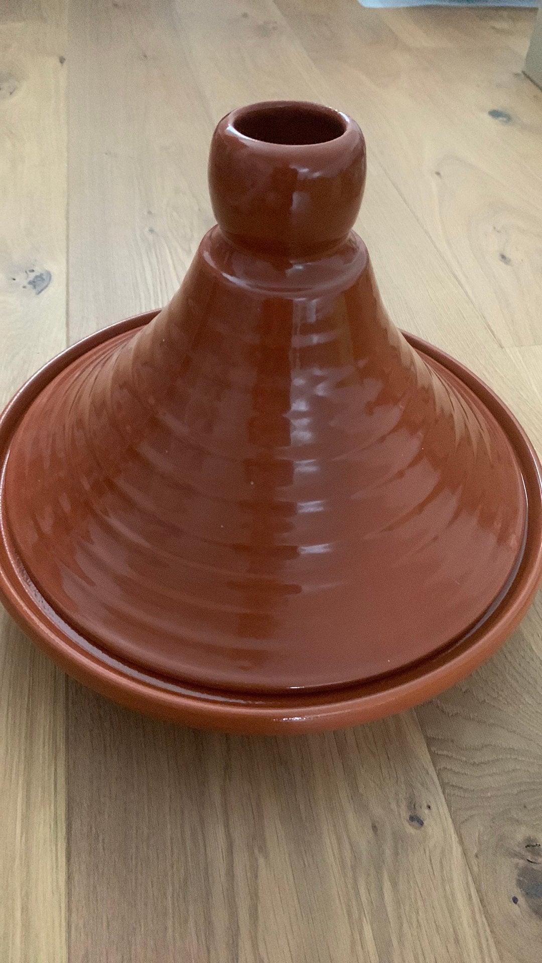 Stenen Tajine incl. recepten boekje..!!, Ophalen, Zo goed als nieuw, Overige materialen, Pot, Bus of Blik