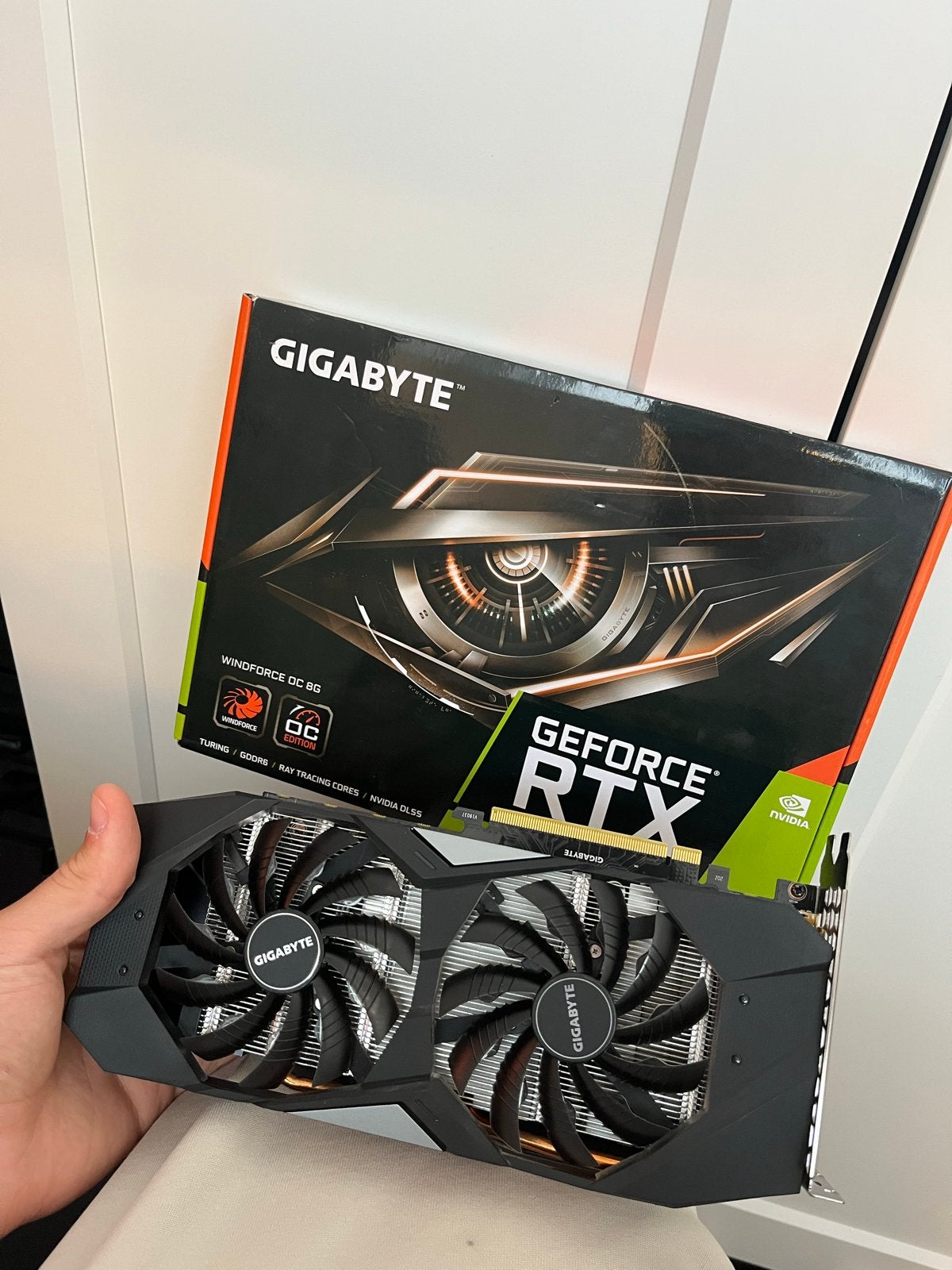 Gigabyte GeForce RTX 2060 Super Windforce OC 8G, Computers en Software, PCI-Express 3, HDMI, GDDR6, Ophalen of Verzenden