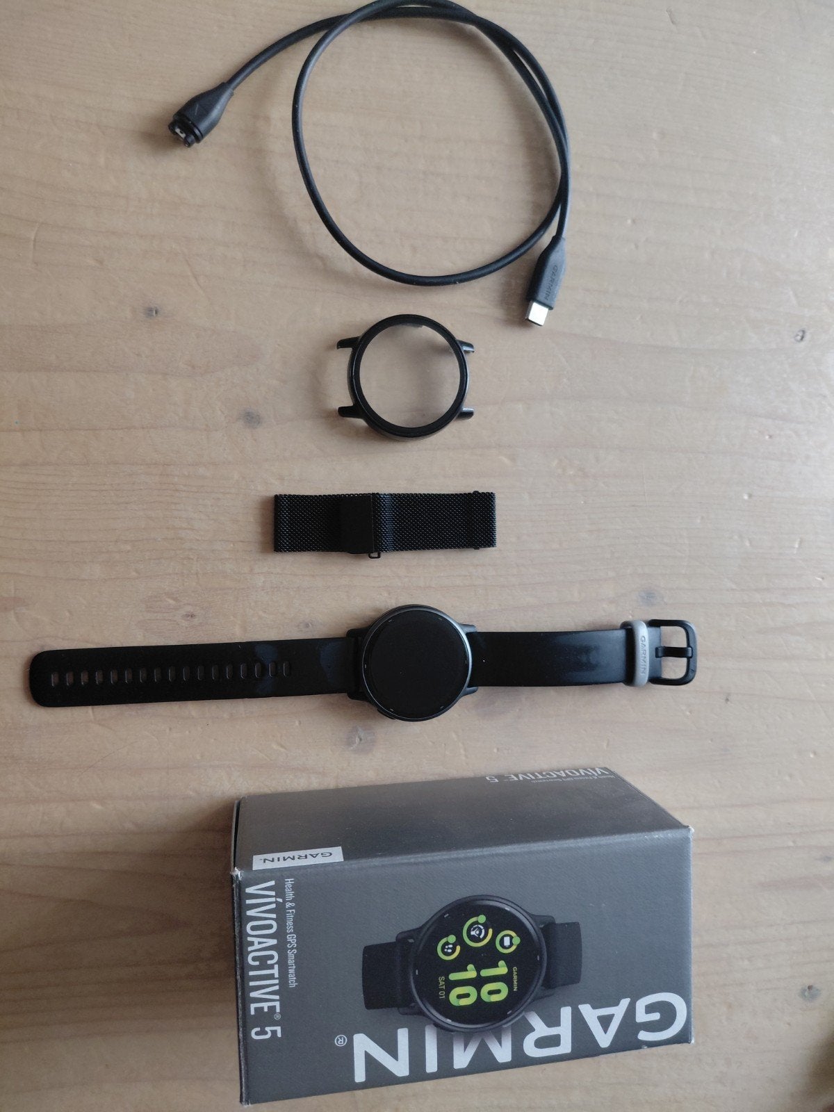 garmin vivoactive 5, Sieraden, Tassen en Uiterlijk, Ophalen, Gebruikt, Zwart, Garmin