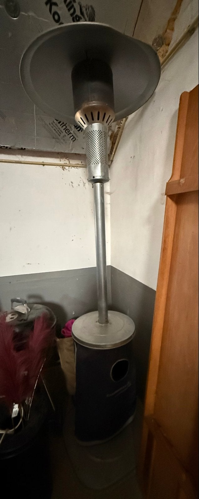 Terrasverwarmer heater op gas, Ophalen, Gebruikt, Gas, Vloer