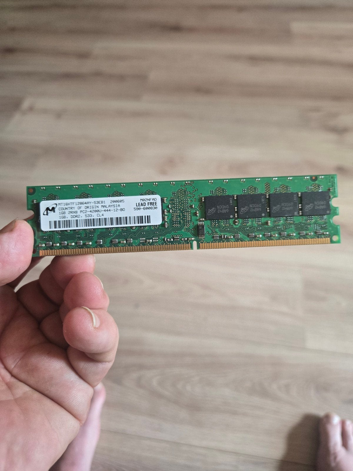 1GB DDR2 533MHz CL4 RAM Geheugenmodule, Ophalen
