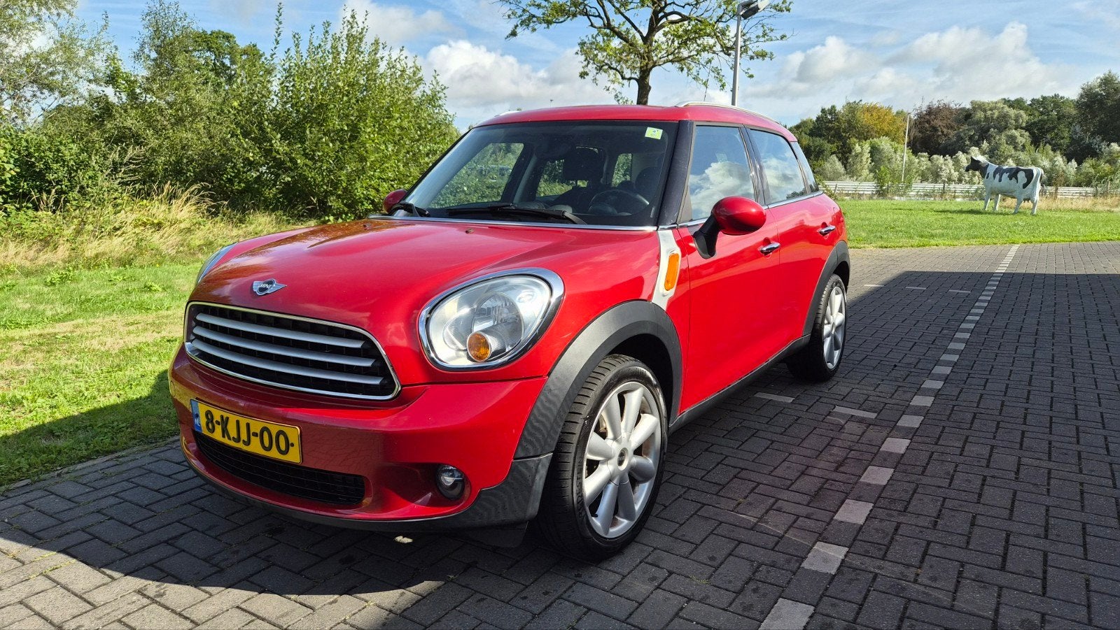 Mini Countryman 1.6 Cooper 2013 Rood, Auto's, Voorwielaandrijving, Stof, 122 pk, Origineel Nederlands