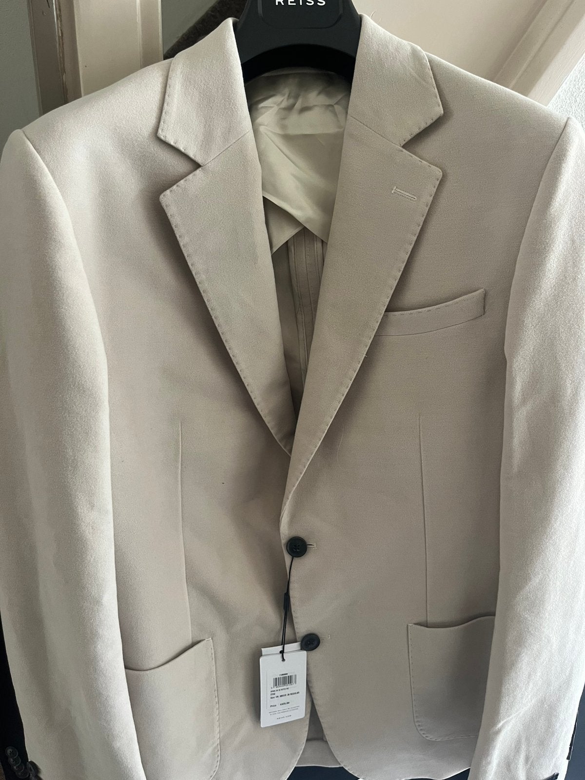 Reiss kostuum blazer pak colbert, Ophalen of Verzenden, Nieuw, Beige