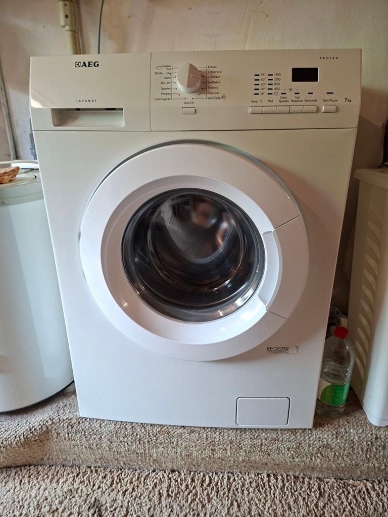 AEG wasmachine, Witgoed en Apparatuur, Wasmachines, Ophalen, Gebruikt, 85 tot 90 cm, 1200 tot 1600 toeren