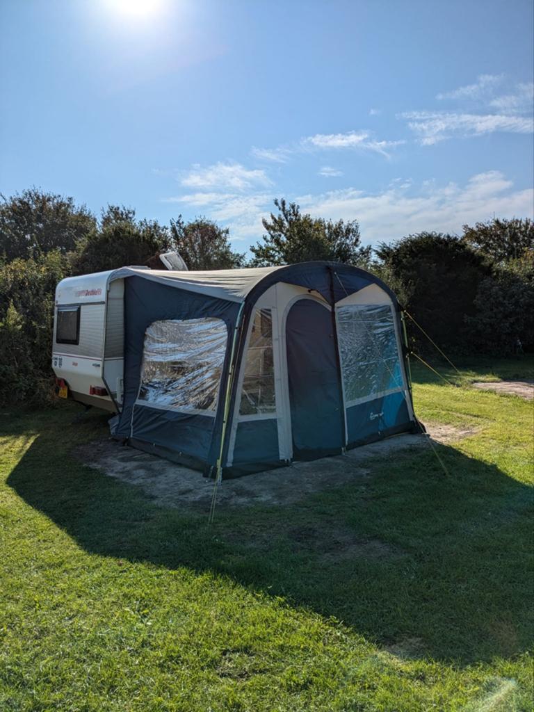 Caravan voortent universeel lichtgewicht 240x355, Caravans en Kamperen, Tenten, Ophalen