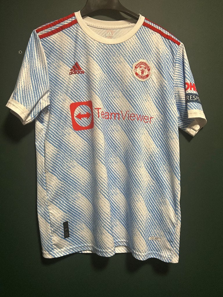 Manchester united uitshirt 2023 ronaldo, Sport en Fitness, Voetbal, Maat M, Ophalen of Verzenden, Zo goed als nieuw, Shirt