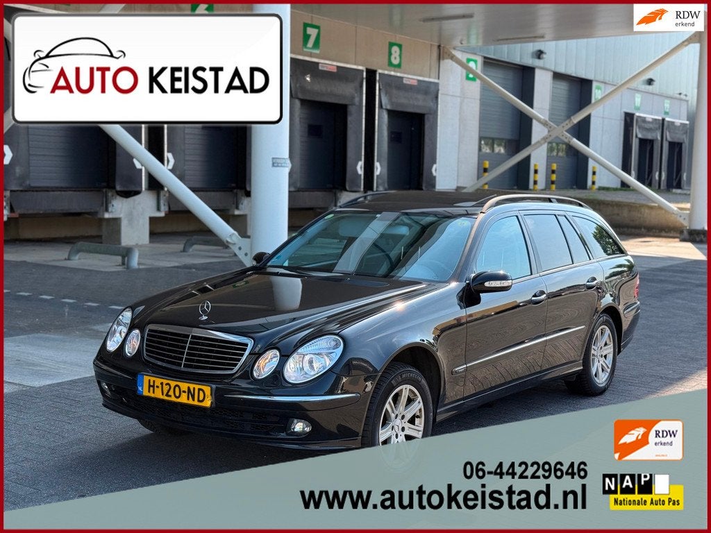 Mercedes-Benz E-klasse Combi 320 Avantgarde 4-MATIC SCHUIFDA, Automaat, Gebruikt, Zwart, 1865 kg