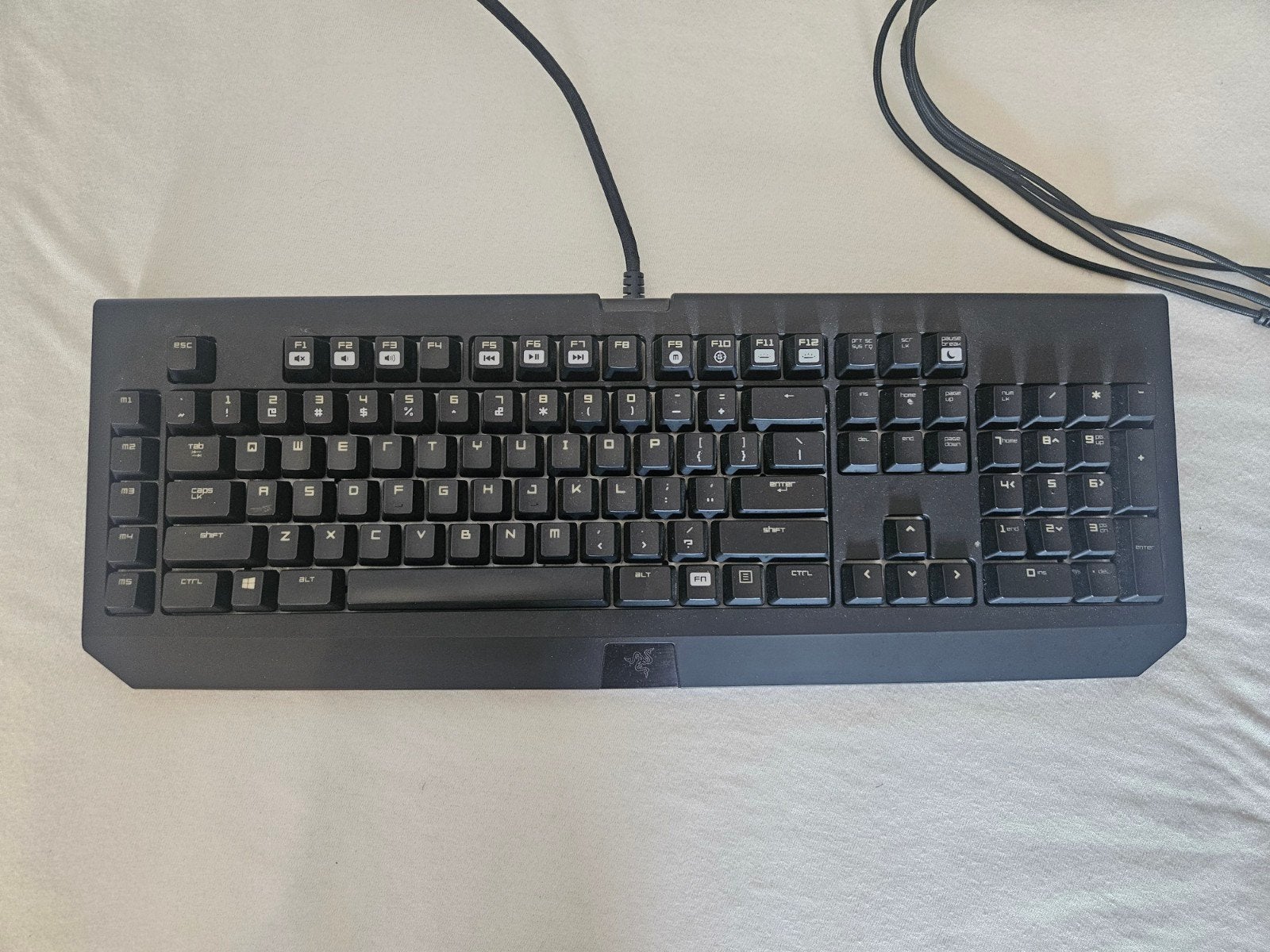 Razer Blackwidow Chroma Toetsenbord - Perfecte Staat, Computers en Software, Ophalen of Verzenden, Zo goed als nieuw, Razer, Qwerty