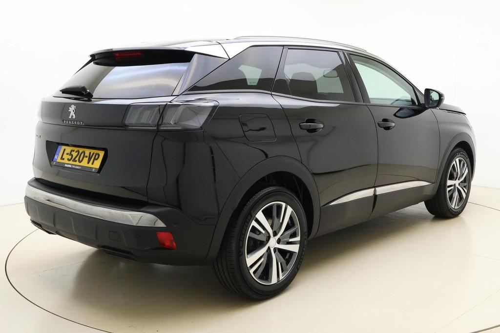 Peugeot 3008 1.2T 130pk Automaat Blue Lease Premium 130pk |, Auto's, Peugeot, Gebruikt, 1199 cc, Leder en Stof, Zwart