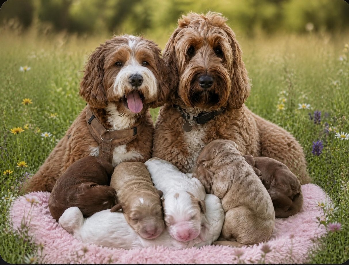 Australian Labradoodle ALD pups geboren, Nederland, 8 tot 15 weken, Meerdere, Meerdere dieren