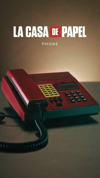 La Casa de Papel Phone - Limited Edition - sim, Telecommunicatie, Vaste telefoons | Handsets en Draadloos, 1 handset, Netflix