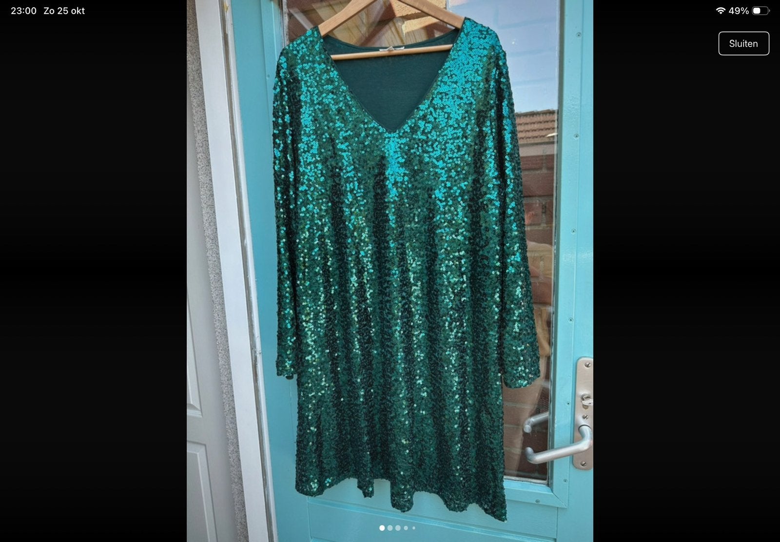 Schitterende cocktail jurk, Kleding | Dames, Ophalen of Verzenden, Zo goed als nieuw, Zwart, Boven de knie
