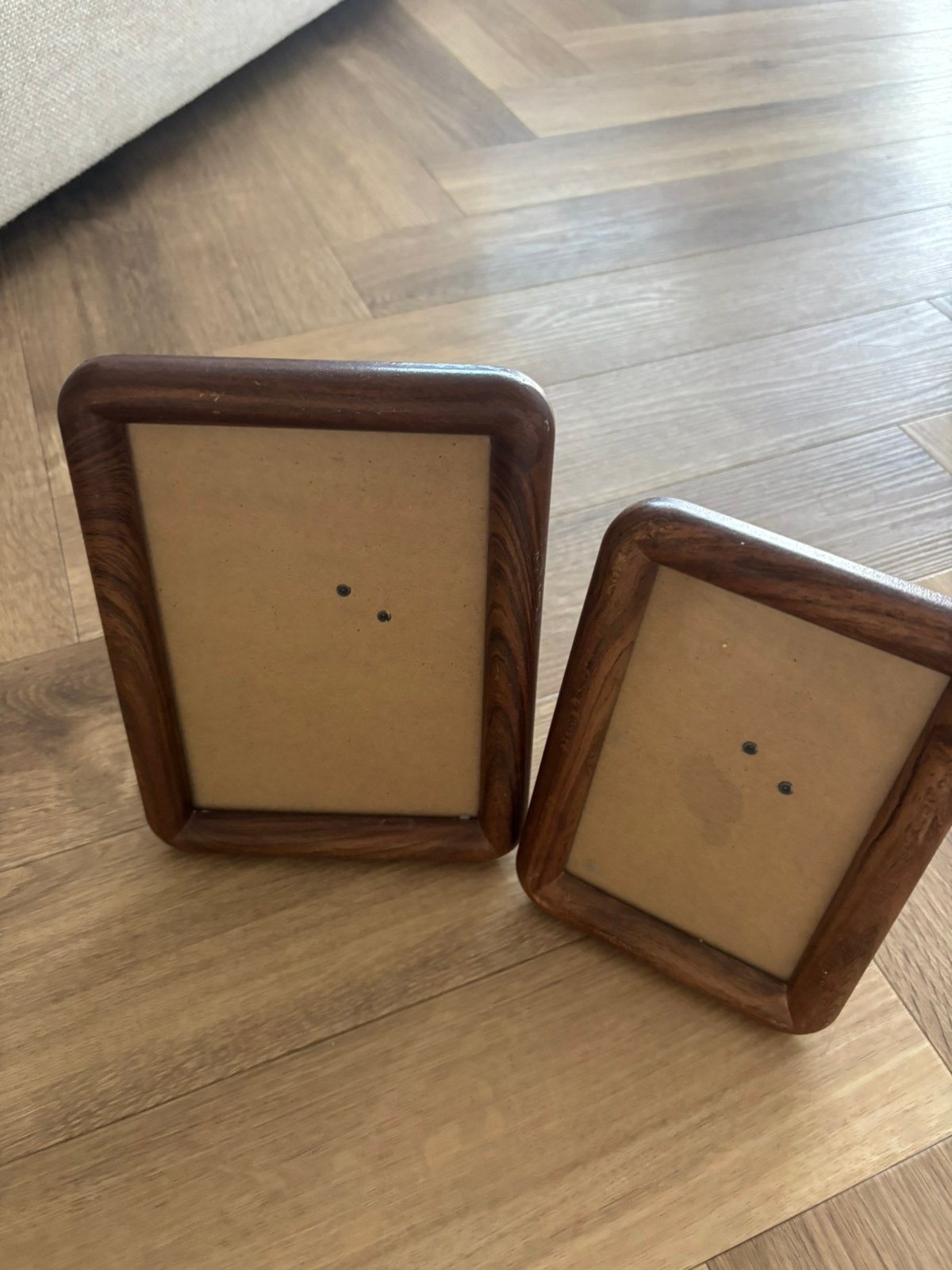 Fotolijstjes hout, Ophalen, Bruin, Zo goed als nieuw, Fotolijst